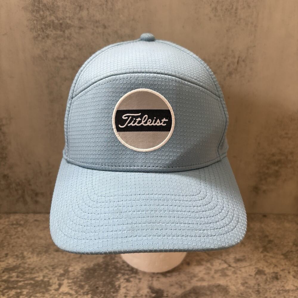 Titleist Golf Boardwalk Hat Blue Men’s 5 Panel Adjustable Snapback Logo Cap